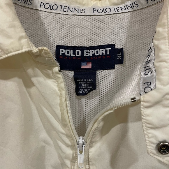Rare Vintage 90s PRL Polo Sport Polo Tennis Windbreaker Coach Jacket - Picture 5 of 5